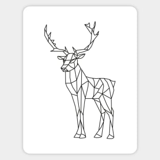 Origami Reindeer Sticker